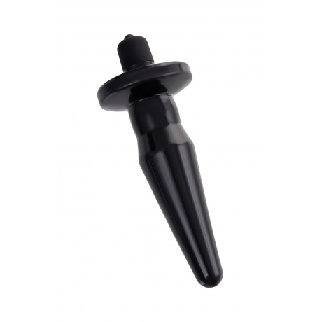 Анальная втулка TOYFA POPO Pleasure Lacerta с вибрацией, TPR, черная, 12,1 см - фото 2