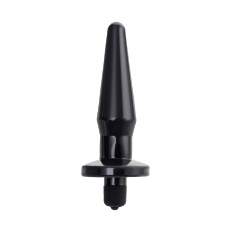 Анальная втулка TOYFA POPO Pleasure Lacerta с вибрацией, TPR, черная, 12,1 см - фото 3