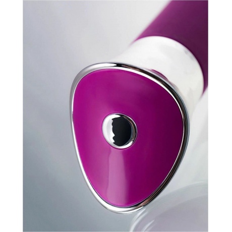 Стимулятор для точки G JOS GAELL, с гибкой головкой, силикон, фиолетовый, 21,6 см. - фото 6