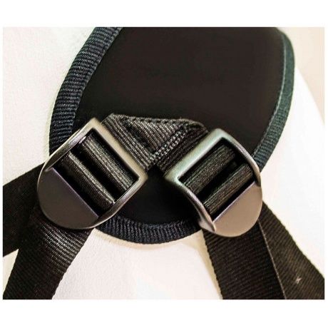 Страпон на креплении LoveToy UNI strap 8&quot; Black belt champion с вибрацией - фото 11