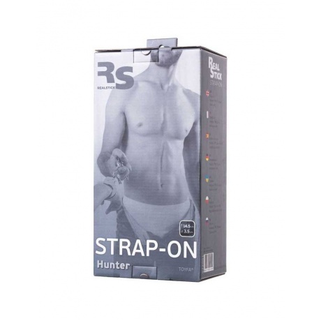 Страпон на креплении TOYFA RealStick Strap-On Hunter, TPR, телесный, 14,5 см - фото 10