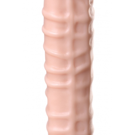 Реалистичный фаллоимитатор TOYFA RealStick Nude, PVC, телесный, 40 см - фото 10