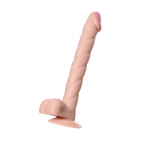 Реалистичный фаллоимитатор TOYFA RealStick Nude, PVC, телесный, 31,5 см - фото 2