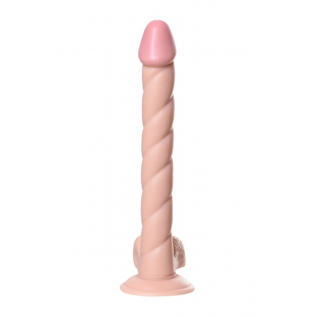 Реалистичный фаллоимитатор TOYFA RealStick Nude, PVC, телесный, 31,5 см - фото 5