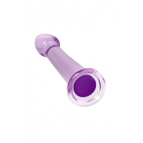 Нереалистичный фаллоимитатор Jelly Dildo M Toyfa Basic, TPE, фиолетовый, 18 см - фото 3