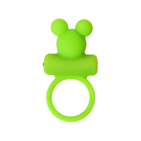 Виброкольцо на пенис A-Toys by TOYFA, силикон, зеленое, ? 3,1 см - фото 2