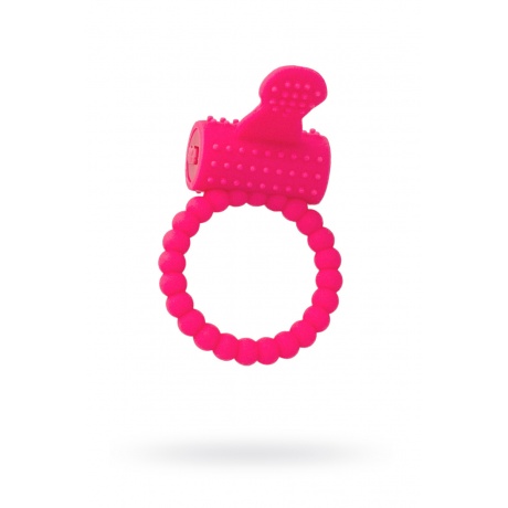 Эрекционное кольцо на пенис TOYFA A-Toys , Силикон, Розовый, ?3,5 см - фото 1