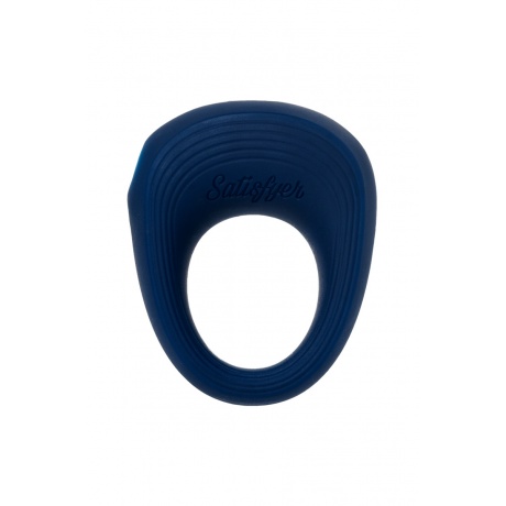 Эрекционное кольцо на пенис Satisfyer Rings, силикон, синий 5,5 см. - фото 2