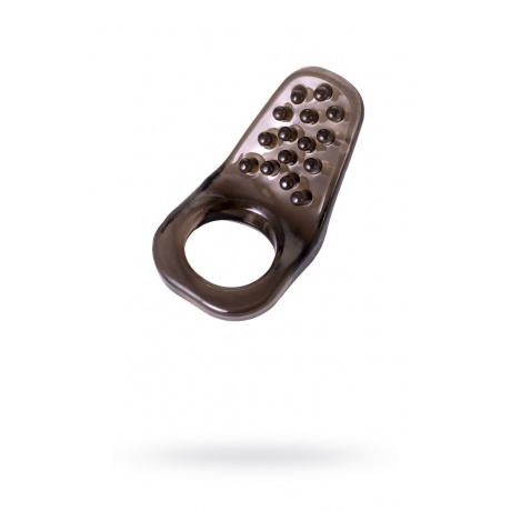 Эрекционное кольцо на пенис TOYFA XLover , Термопластичный эластомер (TPE), чёрный, 4 см - фото 1