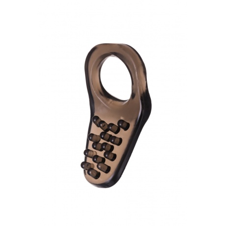 Эрекционное кольцо на пенис TOYFA XLover , Термопластичный эластомер (TPE), чёрный, 4 см - фото 3