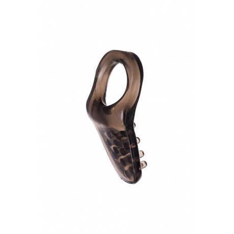 Эрекционное кольцо на пенис TOYFA XLover , Термопластичный эластомер (TPE), чёрный, 4 см - фото 4