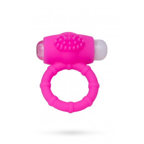 Эрекционное кольцо на пенис Штучки-дрючки, силикон, розовый, ?2,5 см - фото 2