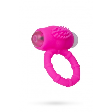 Эрекционное кольцо на пенис Штучки-дрючки, силикон, розовый, ?2,5 см - фото 3