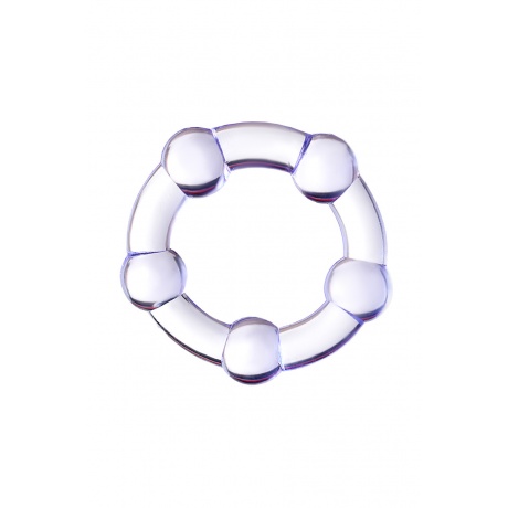 Эрекционное кольцо на пенис Штучки-дрючки, TPR, фиолетовое, ? 2,5 см - фото 2