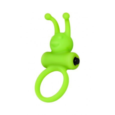 Эрекционное кольцо на пенис A-Toys by TOYFA, силикон, зеленый, ? 3,1 см - фото 2