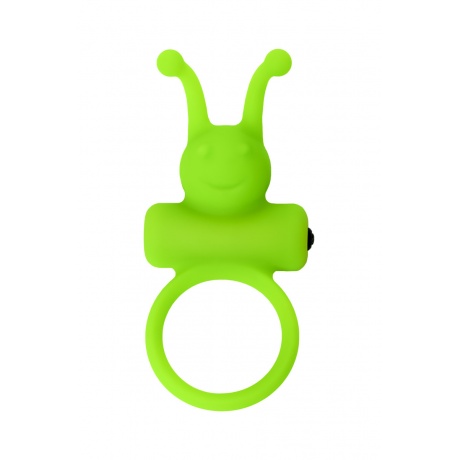 Эрекционное кольцо на пенис A-Toys by TOYFA, силикон, зеленый, ? 3,1 см - фото 3