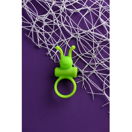 Эрекционное кольцо на пенис A-Toys by TOYFA, силикон, зеленый, ? 3,1 см - фото 8