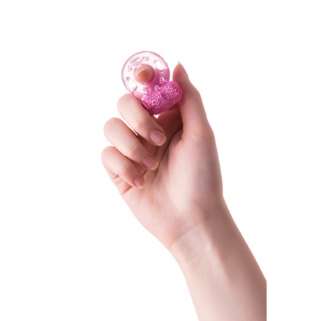 Эрекционное кольцо Erotist, TPE, розовое, ?1,7 см - фото 5