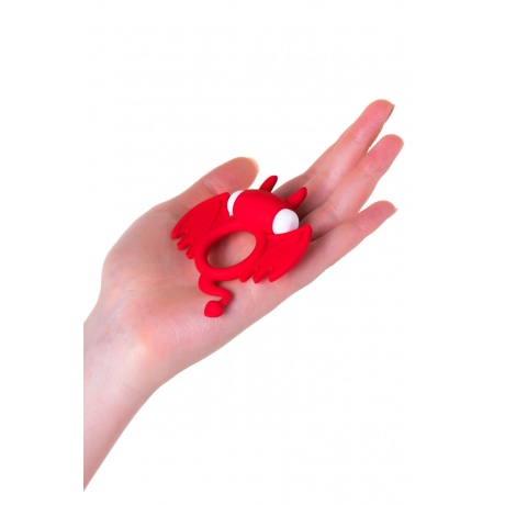 Эрекционное кольцо на пенис JOS SWEET DEVIL, силикон, красный, 8,5 см - фото 7
