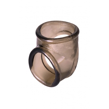 Эрекционное кольцо на пенис TOYFA XLover , Термопластичный эластомер (TPE), чёрный, 3,5 см - фото 1
