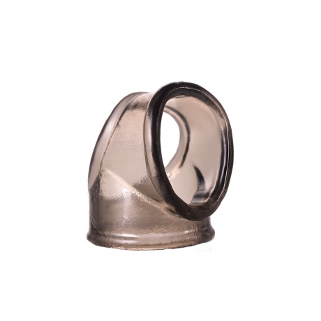 Эрекционное кольцо на пенис TOYFA XLover , Термопластичный эластомер (TPE), чёрный, 3,5 см - фото 3