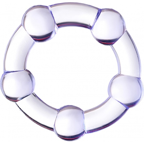 Эрекционное кольцо TOYFA A-Toys, силикон, фиолетовое - фото 1