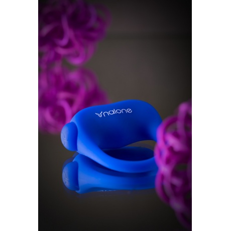 Эрекционное кольцо на пенис Nalone Ping, Силикон, Фиолетовый, ? 4 см - фото 9