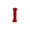 Веревка для бондажа TOYFA Theatre, текстиль, красная, 100 см.