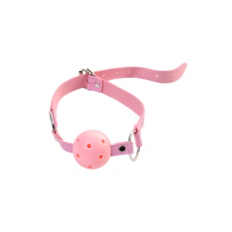 Набор для ролевых игр в стиле БДСМ Eromantica, розовый: маска, наручники, оковы, ошейник, флоггер, к - фото 5