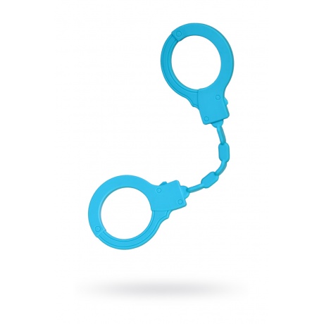 Силиконовые наручники A-Toys by TOYFA, силикон, голубые, 33 см - фото 1