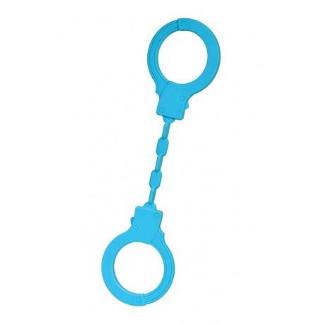 Силиконовые наручники A-Toys by TOYFA, силикон, голубые, 33 см - фото 2