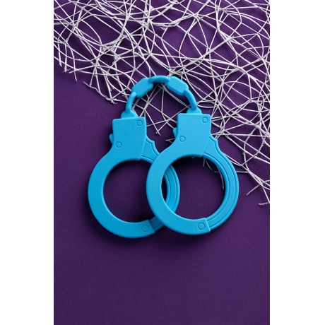 Силиконовые наручники A-Toys by TOYFA, силикон, голубые, 33 см - фото 7