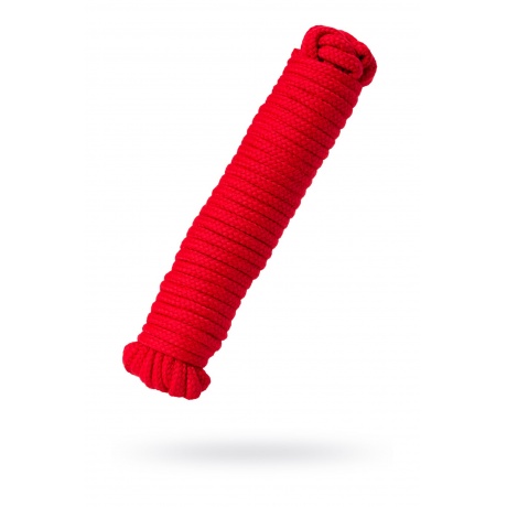 Веревка для бондажа Штучки-дрючки, текстиль, красная, 1000 см - фото 1