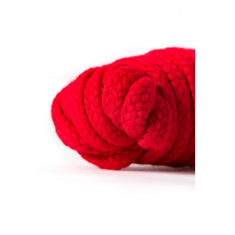 Веревка для бондажа Штучки-дрючки, текстиль, красная, 1000 см - фото 3