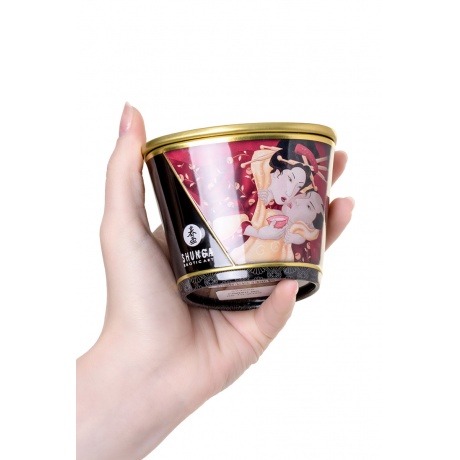 Аромамасло для массажа  Shunga Romance с ароматом клубники и шампанского, 170 мл - фото 6