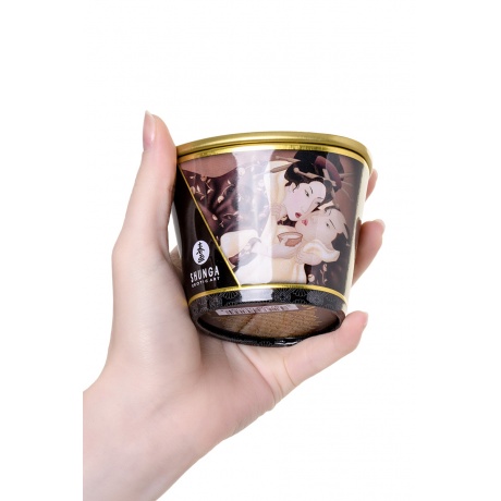 Аромамасло для массажа  Shunga Excitation с ароматом шоколада, 170 мл - фото 6