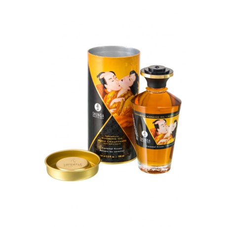 Масло для массажа Shunga Caramel Kisses, разогревающее, с ароматом карамели, 100 мл - фото 2