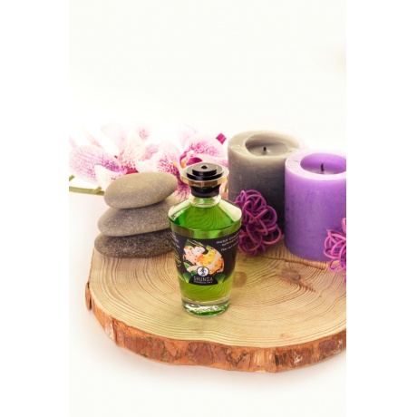 Масло для массажа Shunga Organic Exotic Green Tea, разогревающее, с ароматом зелёного чая, 100 мл - фото 10