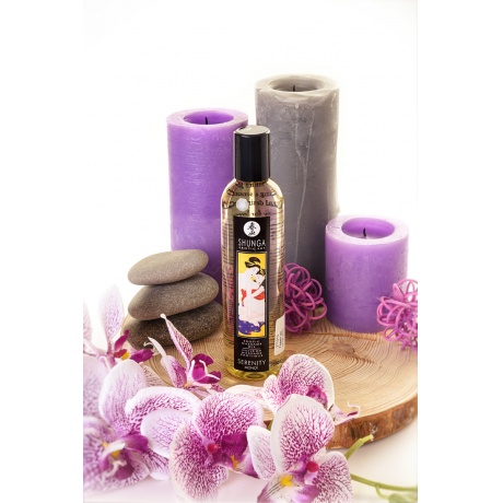 Масло для массажа Shunga Serenity, натуральное, возбуждающее, с цветочным ароматом, 250 мл - фото 7