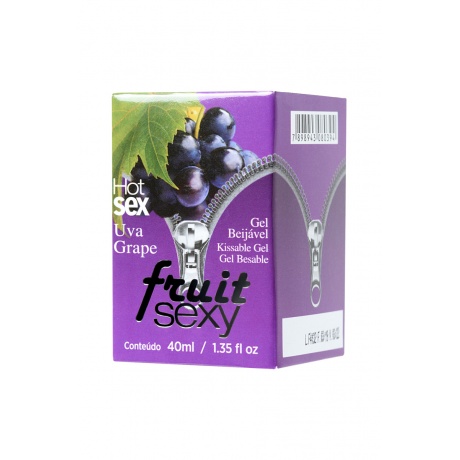 Массажное масло для поцелуев INTT FRUIT SEXY Grape с разогревающим эффектом и ароматом винограда, 40 - фото 2