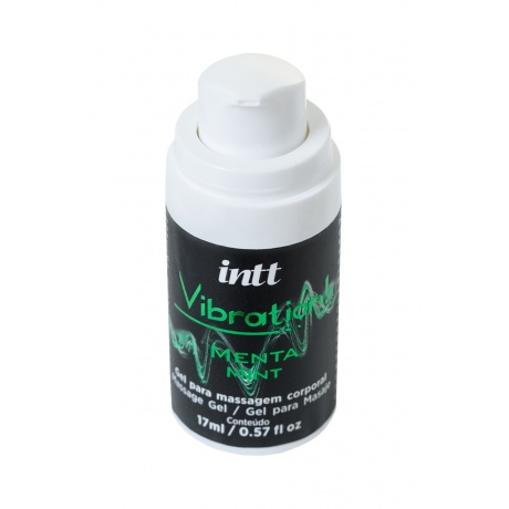 Жидкий гель для массажа INTT VIBRATION Mint с эффектом вибрации и ароматом мяты, 17 мл - фото 5