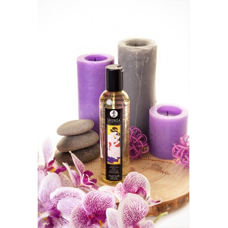 Масло для массажа Shunga Amour «Sweet Lotus», натуральное, возбуждающее, с цветочным ароматом, 250 м - фото 7