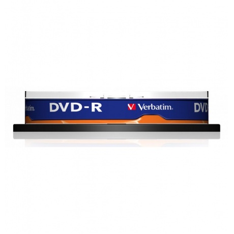 Диски DVD-R Verbatim 4.7Gb 16x Cake Box (10шт) (43523) - фото 3