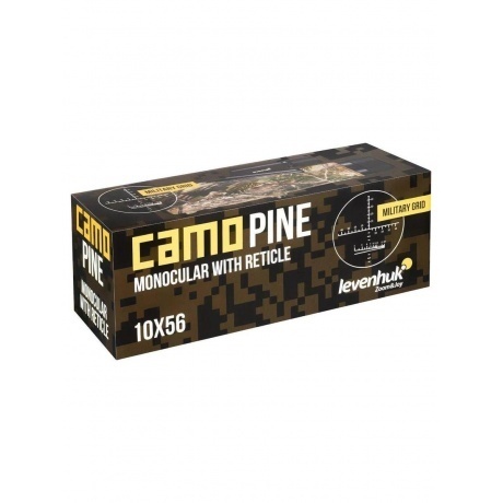 Монокуляр Levenhuk Camo Pine 10x56 с сеткой - фото 13