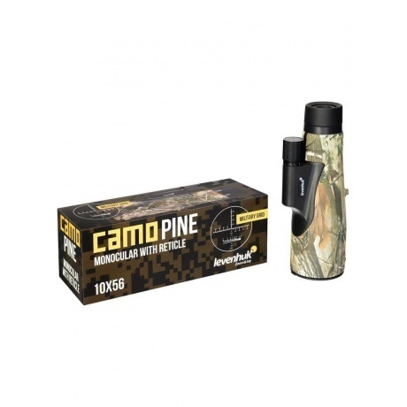 Монокуляр Levenhuk Camo Pine 10x56 с сеткой - фото 5