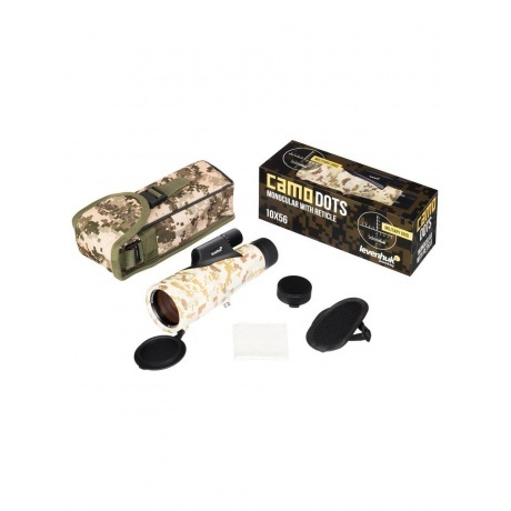 Монокуляр Levenhuk Camo Dots 10x56 с сеткой - фото 6