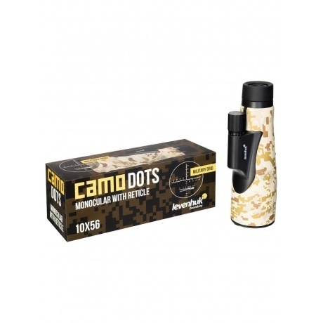 Монокуляр Levenhuk Camo Dots 10x56 с сеткой - фото 7