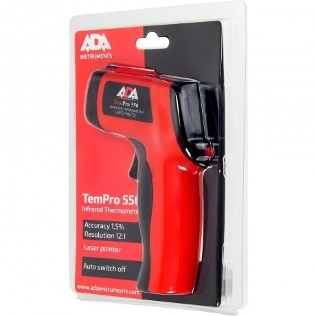 Пирометр Ada TemPro 550 красный/черный (А00223) - фото 20