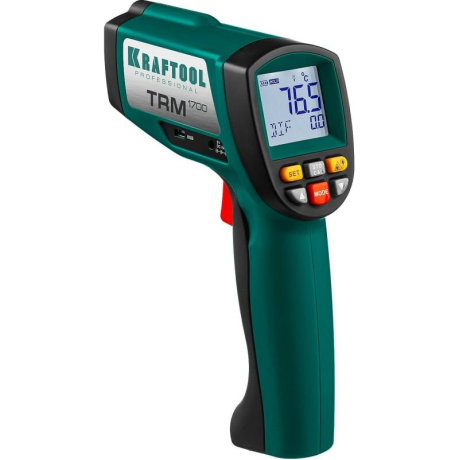 Пирометр инфракрасный Kraftool TRM-1700 45701-1650, 30° +1650°С - фото 2
