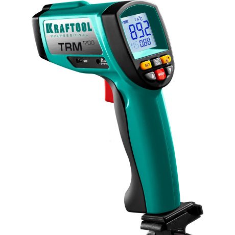Пирометр инфракрасный Kraftool TRM-1700 45701-1650, 30° +1650°С - фото 5